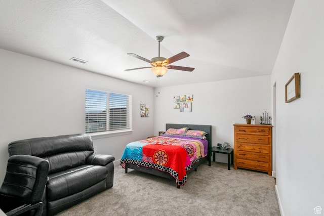 7310 N Green Pasture Ln, Eagle Mountain, UT 84005 - bedroom with carpet and a ceiling fan