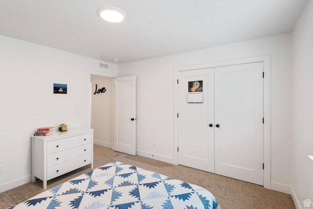 7310 N Green Pasture Ln, Eagle Mountain, UT 84005 - bedroom with light carpet and a closet