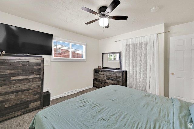1634 N 350 W, Sunset, UT 84015 - bedroom with carpet and ceiling fan