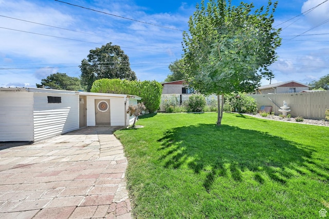 1634 N 350 W, Sunset, UT 84015 - view of yard featuring an outbuilding