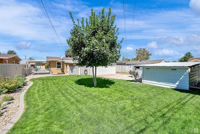 1634 N 350 W, Sunset, UT 84015 - view of yard featuring a patio area