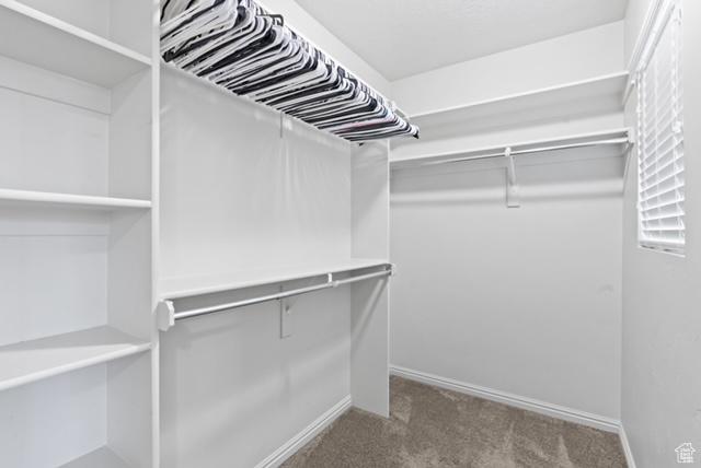 3057 S Finsbury Ln, West Valley City, UT 84120 - walk in closet featuring carpet floors