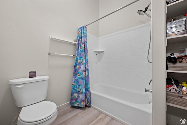 1026 N 1090 W Unit 402, Orem, UT 84057 - bathroom with wood finished floors and shower / bath combination with curtain
