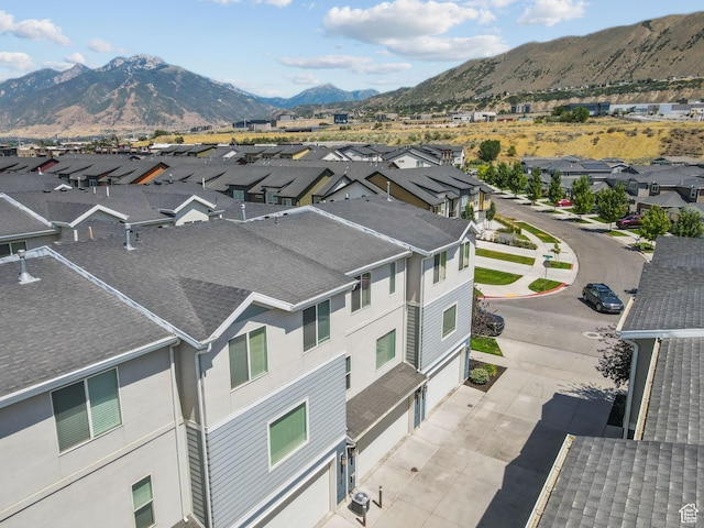 14764 S Rising Star Way W, Bluffdale, UT 84065 - aerial view of residential area featuring a mountainous background