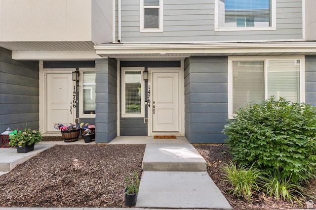 14764 S Rising Star Way W, Bluffdale, UT 84065 - property entrance with a porch