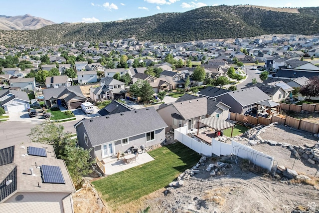 3973 E Eagle Top Ct, Eagle Mountain, UT 84005 - aerial view of residential area featuring mountains