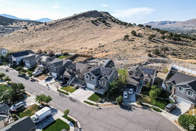 3973 E Eagle Top Ct, Eagle Mountain, UT 84005 - aerial perspective of suburban area with mountains