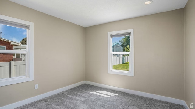 5398 S 2300 W, Roy, UT 84067 - empty room featuring carpet flooring and recessed lighting