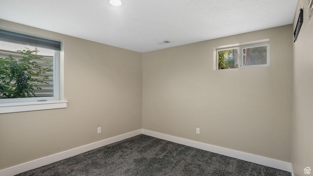 5398 S 2300 W, Roy, UT 84067 - spare room with dark colored carpet, plenty of natural light, and recessed lighting
