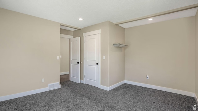 5398 S 2300 W, Roy, UT 84067 - unfurnished bedroom featuring dark carpet and recessed lighting