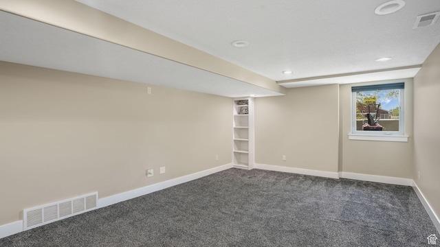 5398 S 2300 W, Roy, UT 84067 - basement with dark colored carpet and recessed lighting