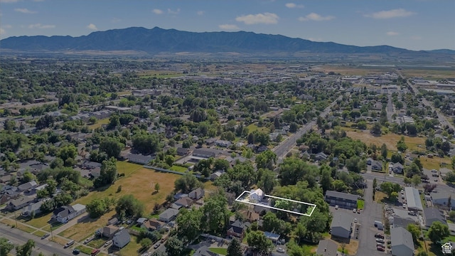 155 W 500 N, Logan, UT 84321 - view of property location featuring a mountain backdrop and property parcel outlined