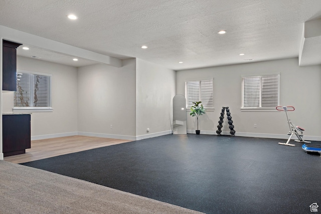 3056 E 80 S, Spanish Fork, UT 84660 - exercise room with recessed lighting and a textured ceiling