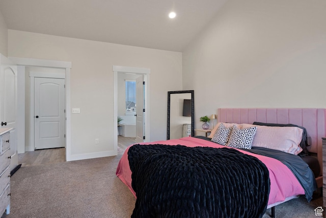 3056 E 80 S, Spanish Fork, UT 84660 - carpeted bedroom featuring recessed lighting and lofted ceiling