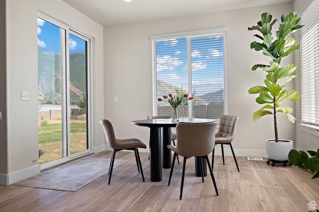 3056 E 80 S, Spanish Fork, UT 84660 - dining space featuring baseboards and light wood-style floors