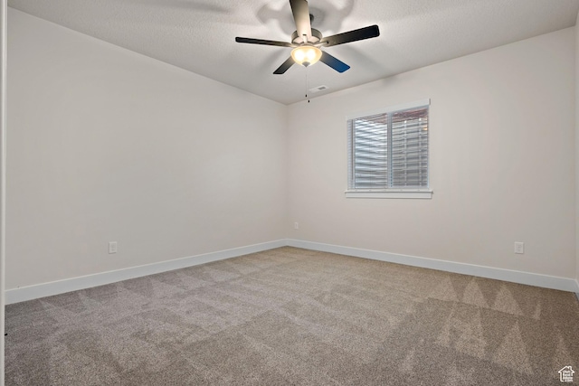 3056 E 80 S, Spanish Fork, UT 84660 - unfurnished room with carpet flooring, ceiling fan, and a textured ceiling