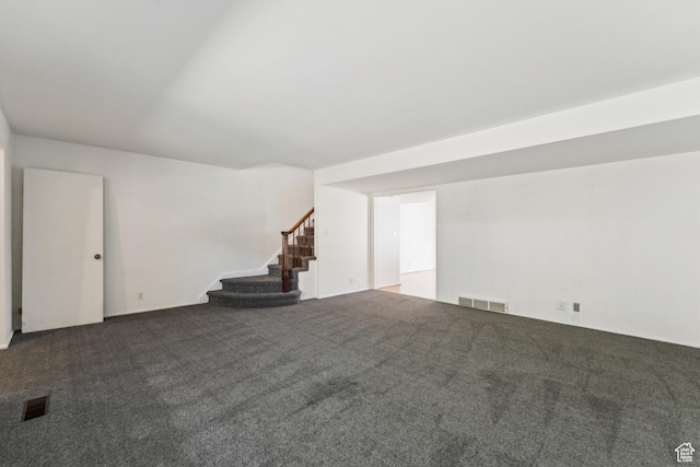 750 E Three Fountains Dr Unit 96, Murray, UT 84107 - unfurnished living room featuring stairs and carpet