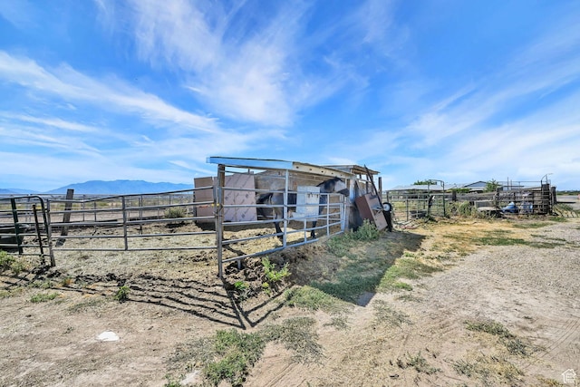 4171 W 2425 N, Hooper Davis Cnty, UT 84315 - view of yard with an exterior structure, an outbuilding, and a mountain view