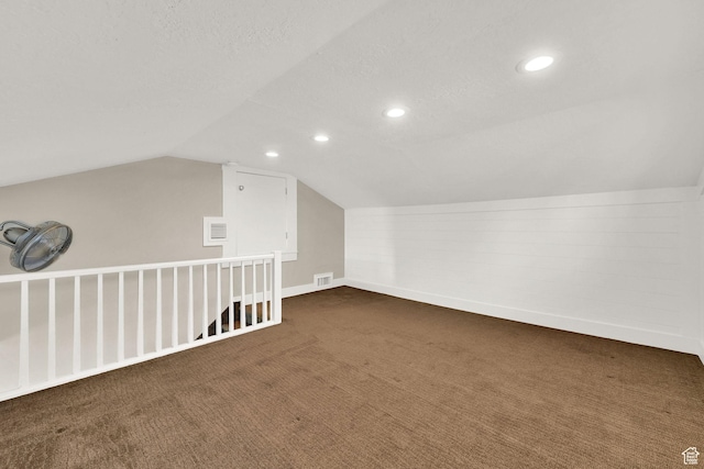 648 W Porter Ln, Centerville, UT 84014 - bonus room featuring lofted ceiling, carpet, and recessed lighting