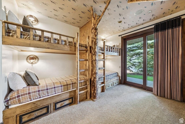 10399 Summit View Dr N, Park City, UT 84060 - bedroom featuring carpet flooring and access to outside