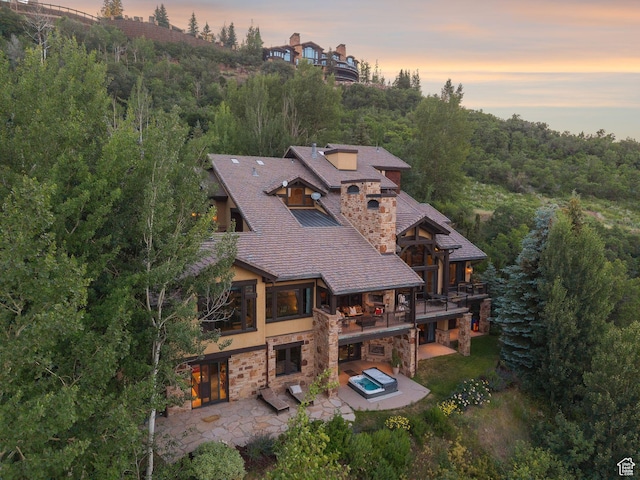 10399 Summit View Dr N, Park City, UT 84060 - view from above of property featuring a forest