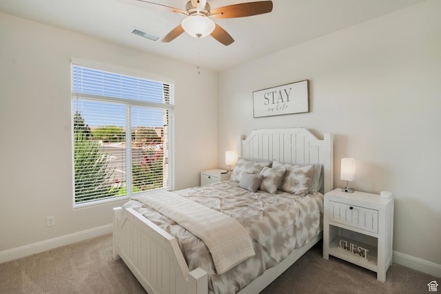 5336 W 3180 S, Hurricane, UT 84737 - bedroom featuring carpet, multiple windows, and ceiling fan