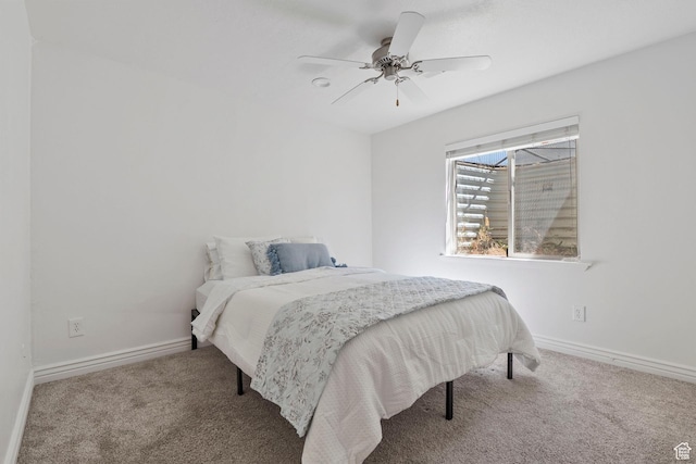1674 E Ridgefield Rd, Spanish Fork, UT 84660 - bedroom with carpet floors and ceiling fan