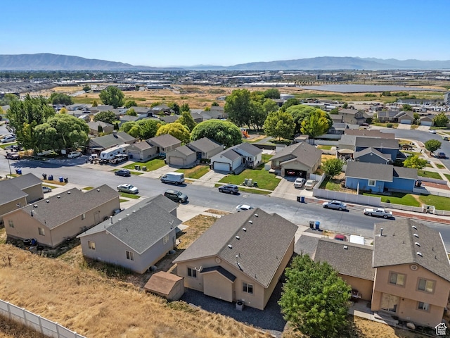 1674 E Ridgefield Rd, Spanish Fork, UT 84660 - aerial view of residential area with a mountain backdrop
