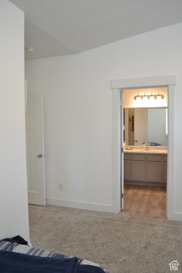 680 N 380 W Unit Z303, Vineyard, UT 84059 - unfurnished bedroom featuring light colored carpet and ensuite bath