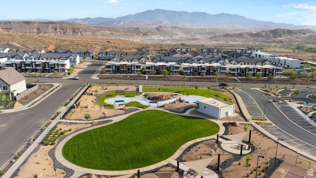 1391 S Padre Bay Dr Unit 4075, Washington, UT 84780 - aerial overview of property's location featuring nearby suburban area and mountains