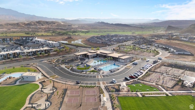 1391 S Padre Bay Dr Unit 4075, Washington, UT 84780 - view of property location featuring mountains and a pool area