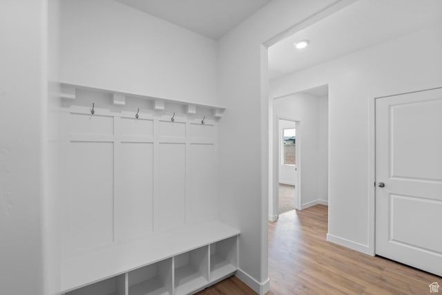 1391 S Padre Bay Dr Unit 4075, Washington, UT 84780 - mudroom with light wood finished floors and recessed lighting