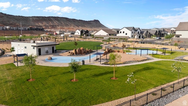 1391 S Padre Bay Dr Unit 4075, Washington, UT 84780 - view of community with a mountain view and a residential view