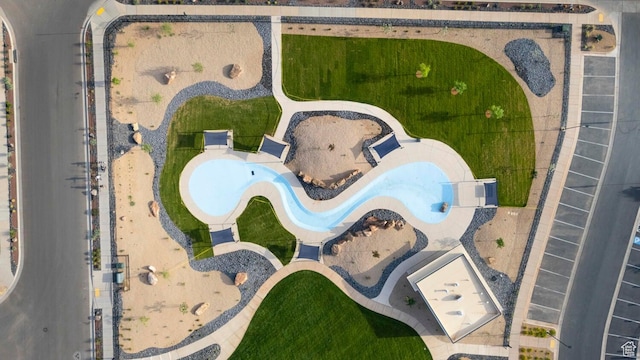 1391 S Padre Bay Dr Unit 4075, Washington, UT 84780 - aerial view of a pool