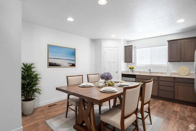 96 E 670 N, Vineyard, UT 84059 - dining space with dark wood finished floors and recessed lighting