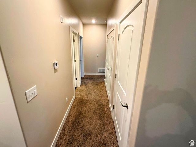 1768 W 300 S Unit D, Springville, UT 84664 - corridor featuring dark colored carpet and recessed lighting