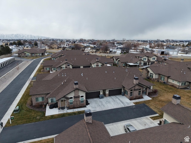 1768 W 300 S Unit D, Springville, UT 84664 - aerial perspective of suburban area with a mountain backdrop