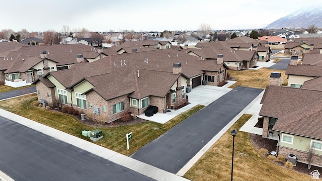 1768 W 300 S Unit D, Springville, UT 84664 - aerial perspective of suburban area featuring a mountain backdrop