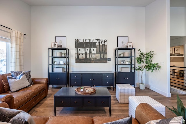 160 S 940 E, Santaquin, UT 84655 - living room featuring wood finished floors and baseboards