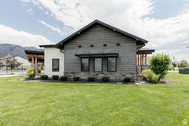 415 W 15 S, Providence, UT 84332 - back of house with stone siding