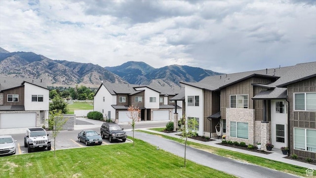 415 W 15 S, Providence, UT 84332 - view of asphalt street with a residential view, a mountain view, and sidewalks