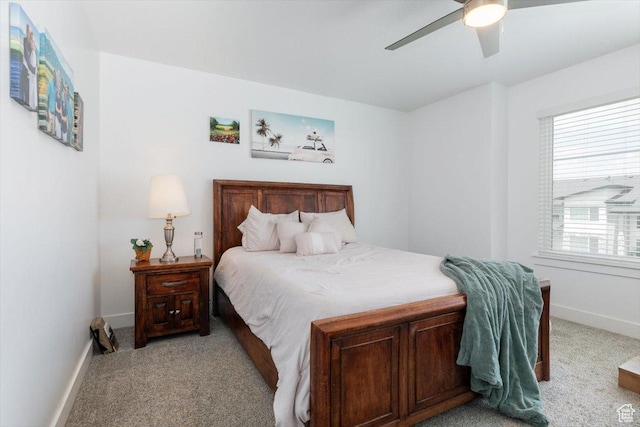 415 W 15 S, Providence, UT 84332 - bedroom with light colored carpet and ceiling fan