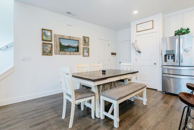 415 W 15 S, Providence, UT 84332 - dining area featuring wood finished floors and recessed lighting