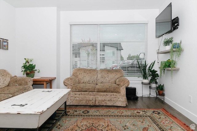 415 W 15 S, Providence, UT 84332 - living area with wood finished floors and plenty of natural light
