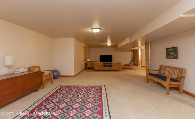 1515 Table Rock Dr, Driggs, ID 83422 - sitting room featuring carpet flooring and baseboards
