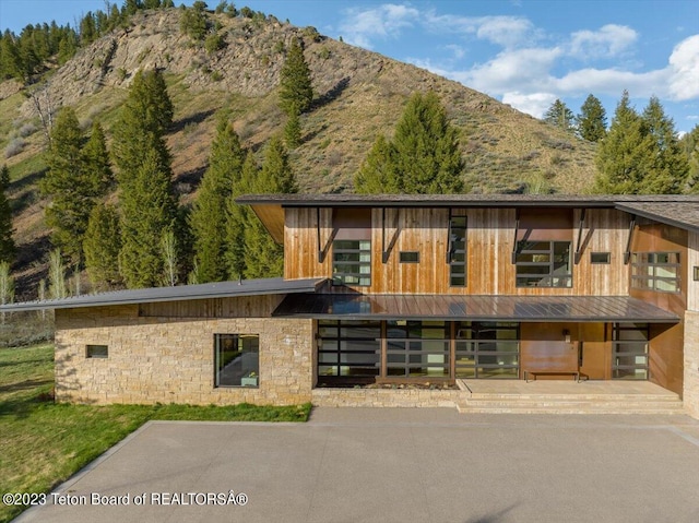 view of property featuring a mountain view