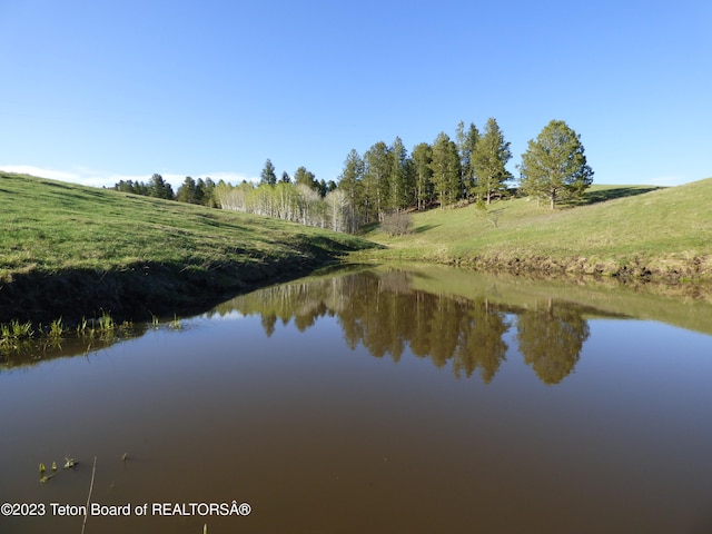 view of property view of water