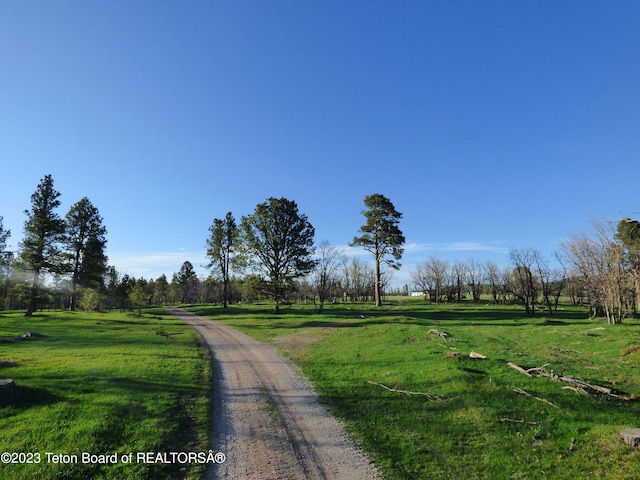 view of road