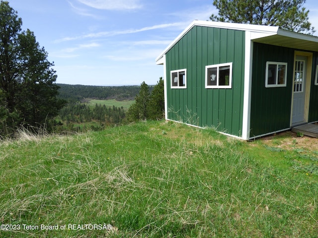 view of shed / structure