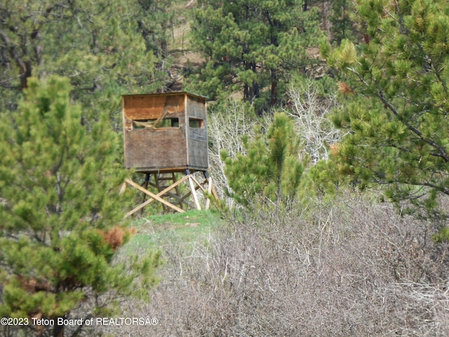 view of outdoor structure